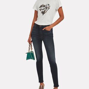 Mother High Waisted Looker Jeans in Coffee Tea or Me Size 25